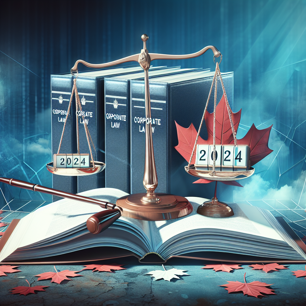 Key Changes In Canadian Corporate Law: 2024 Overview